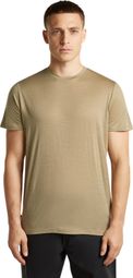 Camiseta técnica Icebreaker Merinos 150 Tech Lite beige para hombre