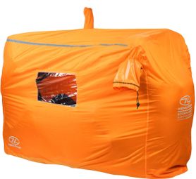 Tente d'urgence Highlander Storm Vault Survival Shelter 4-5 personnes - Orange
