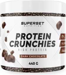 Protein Crunchies (440g) - Superset Nutrition - Chocolat Noir -  Desserts Protéinés
