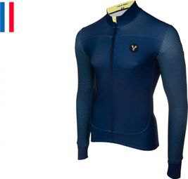 Maglia a maniche lunghe blu LeBram Soulor Vestibilità sartoriale