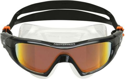 Gafas <p>Aquasphere</p>Vista Pro Negro Naranja Titanio Espejo