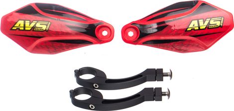 AVS KIT DECO Hand Guard Rosso Nero