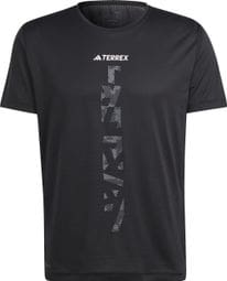 adidas Terrex Agravic Short Sleeve Jersey Black