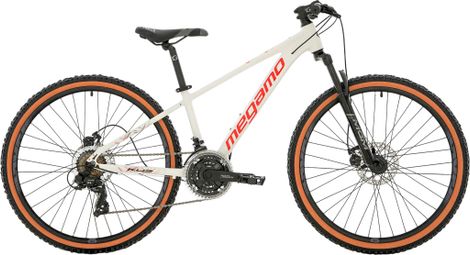 Megamo KU2 hardtail-mountainbike voor kinderen met Shimano 7-versnellingen, 26 inch, wit, 2027