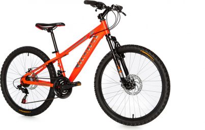 Moma Bikes Bicicleta Infantil, Montaña SHIMANO GTT24', Alu, 21V. Doble Freno Disco, Susp. Delant.