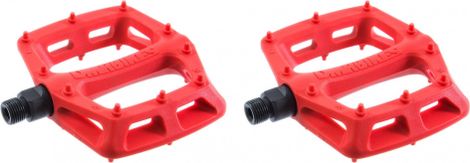 DMR Pair of Flat Pedals V6 Red