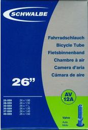 Camera d'aria Schwalbe AV12 26x da 1.1/4 a 1.75 schrader