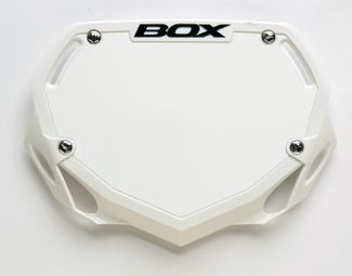 BOX Number Plate PHASE 1 Small White