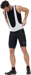Kurze Trägerhose Odlo Essential Schwarz / Weiß
