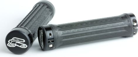 Manopole Lock-on RENTHAL TRACTION Medium Grigie