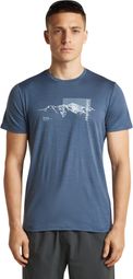 Icebreaker Merinos 150 Tech Lite Funktions-T-Shirt für Herren, blau