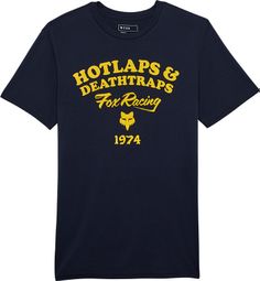 Fox Hotlaps Korte Mouw T-shirt Blauw