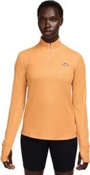 Dri-Fit Trail Orange 1/2 zip top