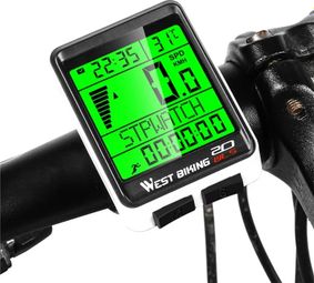 Compteur de vélo sans fil pour VTT et route  écran rétroéclairé étanche