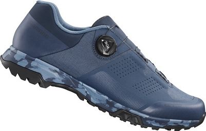 Coppia di scarpe da bici Shimano ET700 Blu