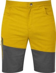Mountain Equipment Pantalones Cortos de Escalada Anvil Amarillos/Gris