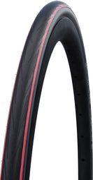 Pneu Route Schwalbe Lugano II 700mm Tubetype Souple K-Guard Noir Rouge