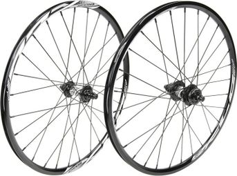 Excess XLC-2 Mini/Expert Wielpaar | 406x19.5mm | 36H Gat Wielen Zwart