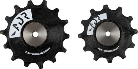 Pair of Ceramicspeed Alpha Bearings for SRAM Red E1/Force E1 (Black)