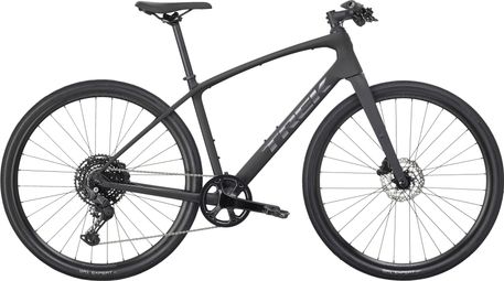 Bicicleta de fitness Trek FX Sport SL 4 con Shimano Cues 10V, manillar de 700 mm, negro mate, 2027