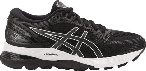 Asics Gel Nimbus 21 Noir Blanc Femme Alltricks