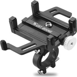 Support de téléphone de guidon de vélo en alliage d'aluminium