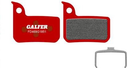 Coppia di pastiglie freno Galfer Semi-metalliche Sram HDR, Red 22, Force, Rival, Level, Level TLM / Ultimate Advanced