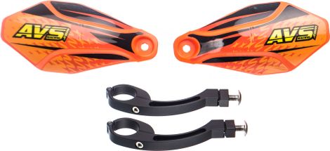 AVS KIT DECO Handguard (aluminium beugel met scharnier) Oranje Zwart