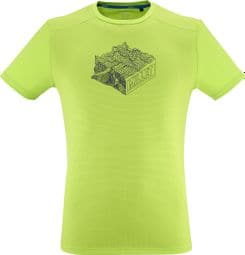 T-Shirt Millet Kamet Map Grün Herren