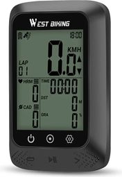 Compteur de vélo GPS pour VTT et route  vitesse numérique sans fil
