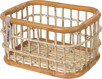 Basil Green Life Rattan Mand M 18L Hout