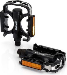 Pairs of XLC PD-M02 Aluminum Flat Pedals Black