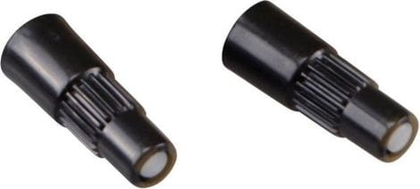 PROLONGATEUR/ADAPTATEUR DE VALVE SCHRADER OPTIMIZ 26MM PLASTIQUE NOIR (X2)