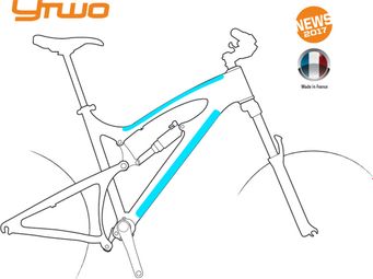  Kit Top Tube YTWO (2 pcs) 0.30mm Clear