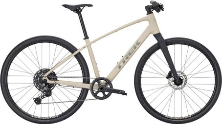 Bicicleta de fitness Trek FX Sport AL 3 Shimano Cues 10V 700 mm beige/blanco 2027
