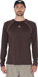 Men's Brown Aerowool Running Circle T-Shirt