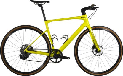 Gravelbike BMC Roadmachine X Two Sram Rival eTap AXS 12V 700mm Geel 2022 - Gereviseerd product