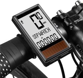 Compteur de vélo solaire sans fil pour VTT et route