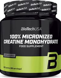 100% Creatine Monohydrate Biotech (300g) - Biotech Usa -  Créatines