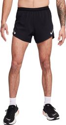 Nike AeroSwift 4in Split Short Heren Zwart