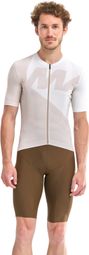 Maillot Manches Courtes Mavic Icon Graphic Blanc/Beige Homme