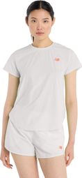 Maillot Mujer New Balance Race Day Ultra Light Gris/Rojo manga corta