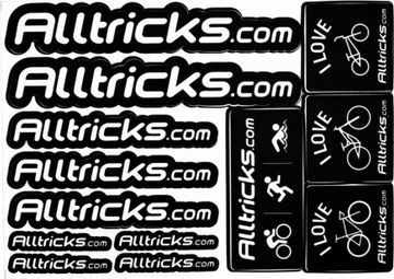 ALLTRICKS Stickers Negro