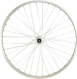 Roue vtt 26  ar blocage jante argent mach1. m110 moy miche magnum v-brake a visser 5/6/7v