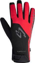 Spiuk Top Ten Membrane Gloves Red / Black