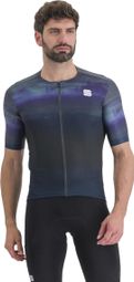 Maillot de manga corta Sportful Flow Supergiara Azul/Negro