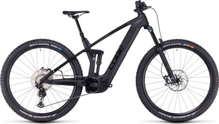 Cube stereo hybrid 140 hpc slx 750 electric volledig geveerde mtb shimano deore xt 12s 750 wh 29'' carbon grey reflex 2024