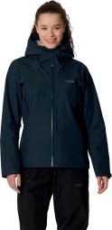 Giacca impermeabile RAB Namche Gore-Tex blu da donna 