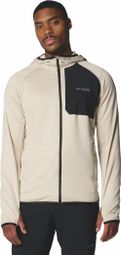 Columbia Triple Canyon II Beige/Black Hooded Fleece Jacket