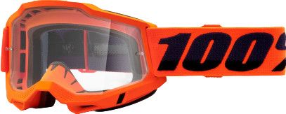 100% Accuri 2 Mask Orange / Transparenter Bildschirm